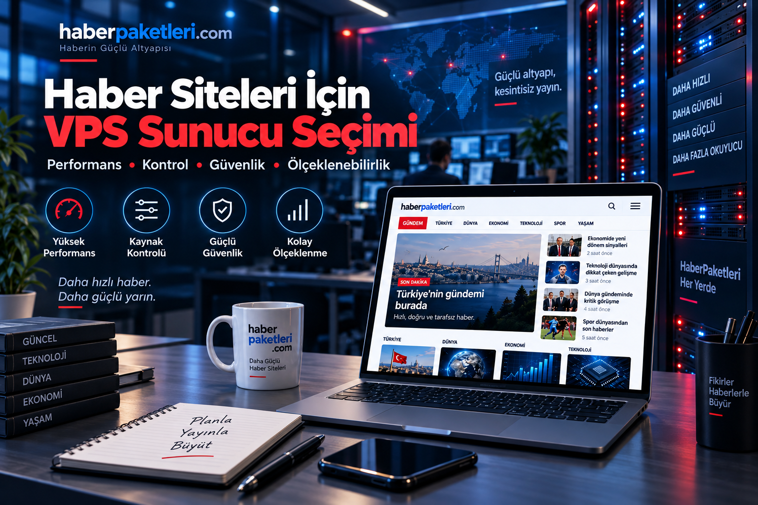 Haber Siteleri İçin VPS Sunucu Seçimi Neden Önemlidir?